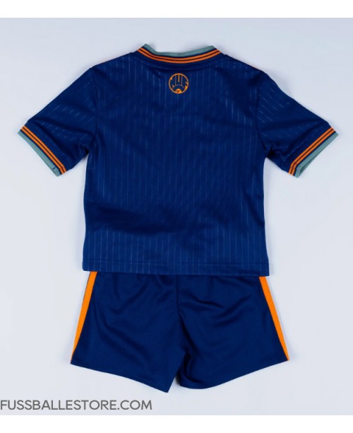 Günstige Newcastle United 3rd trikot Kinder 2025-26 Kurzarm (+ Kurze Hosen)